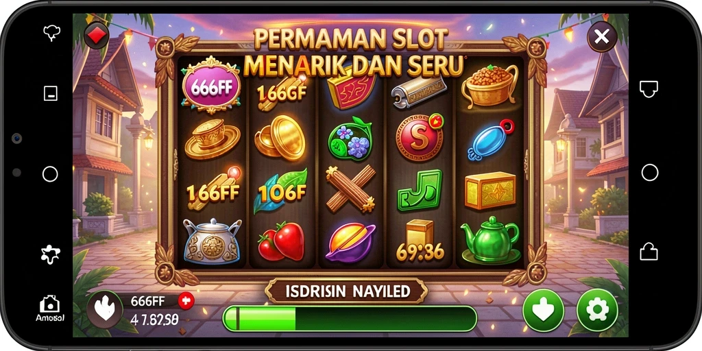 Gameplay slot seru di 666FF dengan berbagai tema.