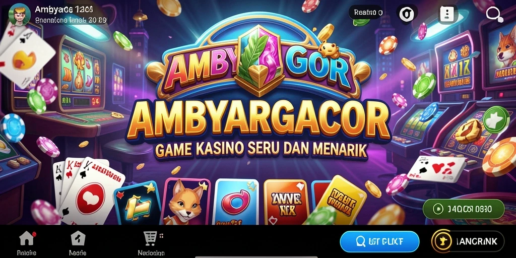 Tampilan permainan Kasino yang menawan dan menarik di AMBYARGACOR.