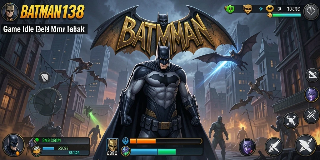 Tangkapan layar gameplay <strong>BATMAN138</strong> yang menunjukkan aksi mendebarkan dalam mode Idle.
