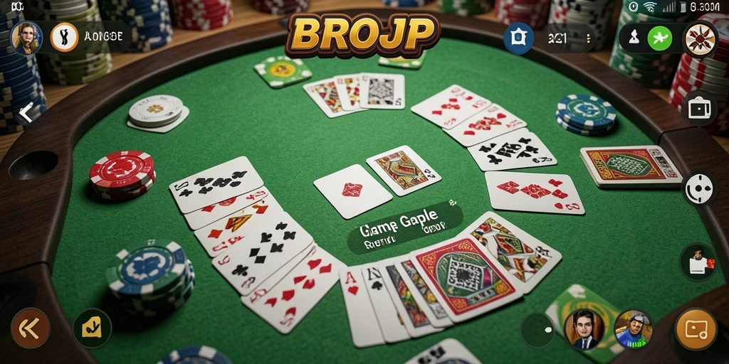 Tampilan gameplay Gaple yang seru dan interaktif.