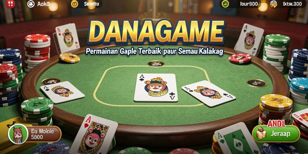 Tampilan gameplay Gaple yang seru dan interaktif.