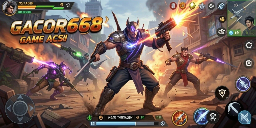 Tampilan gameplay GACOR668 yang seru dan mendebarkan.