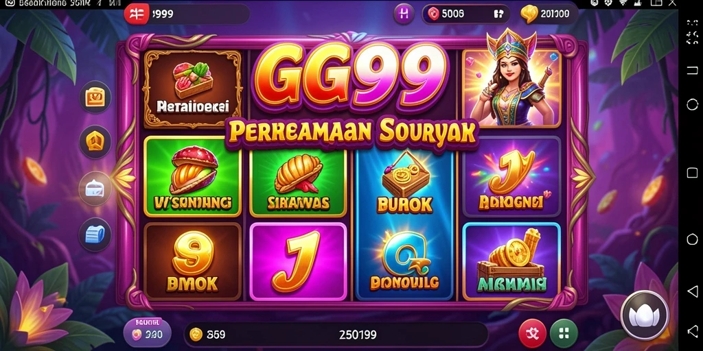Screenshot gameplay GG999 menampilkan fitur slot yang menarik dan interaktif.