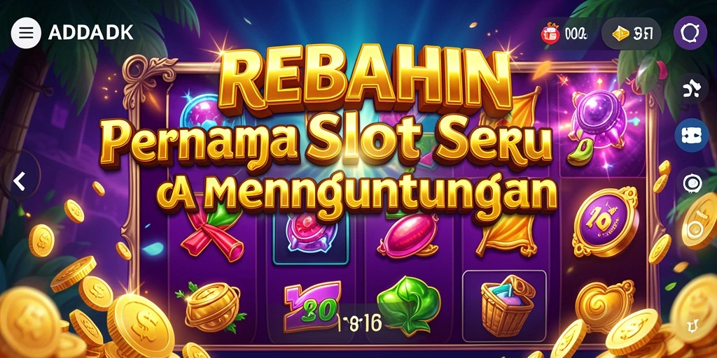 Screenshot gameplay REBAHIN yang menampilkan keseruan slot.