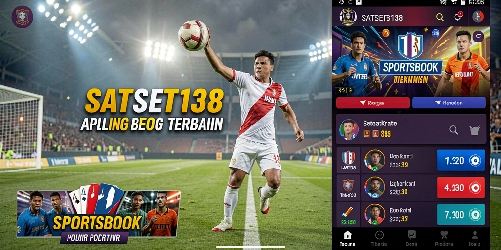 Tampilan menarik dan antarmuka pengguna dari SATSET138 dalam taruhan Sportsbook.